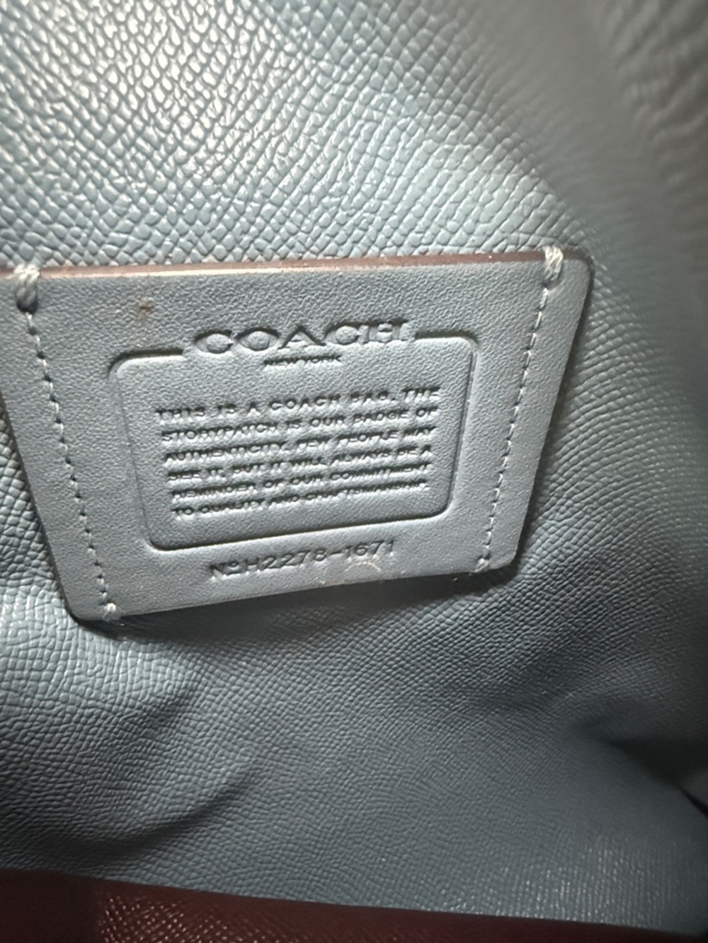 Coach Mollie Pebble Leather Tote Bag - Picture 9 of 15